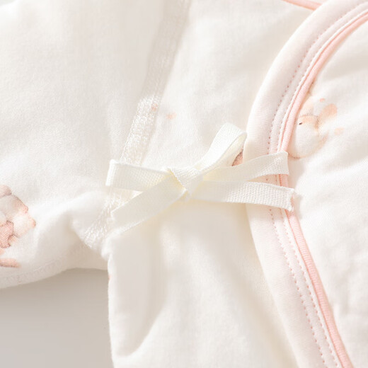 Autumn and winter onesies, newborn clothes, baby onesies, autumn and winter thickened quilted newborn baby butterfly clothes, love bunny 60g quilted butterfly clothes 59cm