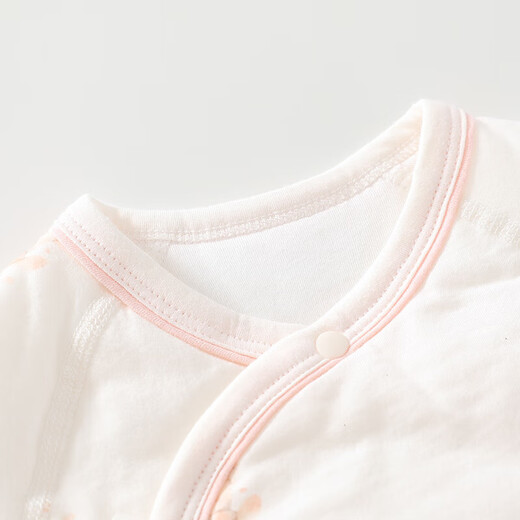 Autumn and winter onesies, newborn clothes, baby onesies, autumn and winter thickened quilted newborn baby butterfly clothes, love bunny 60g quilted butterfly clothes 59cm