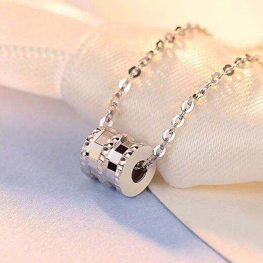 DL 1998 Fat Donglai same style platinum pt950 small waist pendant necklace clavicle chain platinum necklace for women to give to wife and lover 3.6g