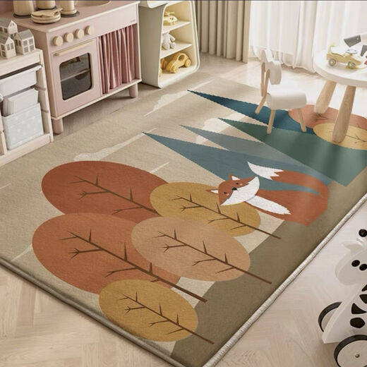 Fantasy Bedroom Cake Velvet Floor Mat Cartoon Children's Room Special Reading Area Climbing Mat Inn Floor Mat Home Carpet Green Mood 180x250cm