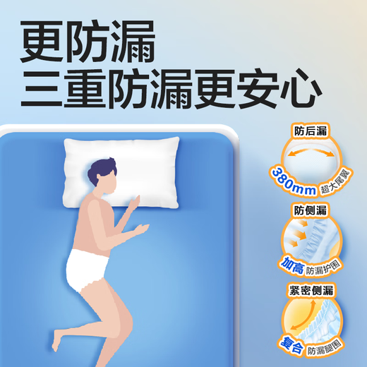 Reliable (COCO) Absorbent Adult Diapers M80 (Hip 80-105cm) Velcro-type Diapers for Pregnant Women for the Elderly