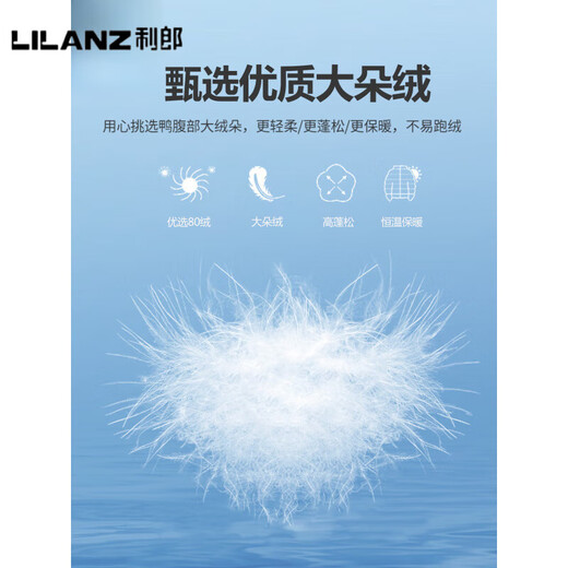 利郎（LILANZ）2025冬季新款皮羽绒服男士立领加厚中年爸爸冬装外套鸭绒防寒保暖 黑色 A03-旗舰款 M 170