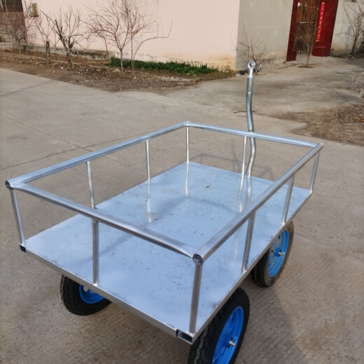 Fengxi electric vehicle, bicycle, motorcycle rear-mounted tractor. Stalling, hauling goods, traveling. Internet celebrity small trailer, 70/100 cm solid wheels
