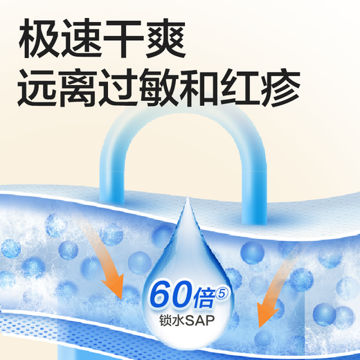 Reliable (COCO) Absorbent Adult Diapers M80 (Hip 80-105cm) Velcro-type Diapers for Pregnant Women for the Elderly