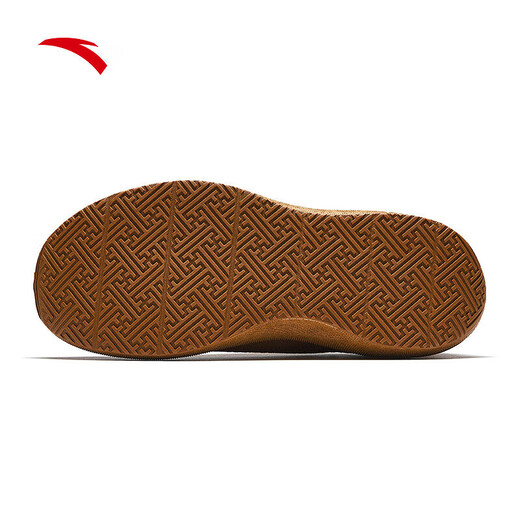 ANTA (ANTA) free shoes丨One-step shock-absorbing and comfortable new winter sports shoes for walking and commuting men's comprehensive training shoes Nut shell brown-3 42.5 (Male 9)