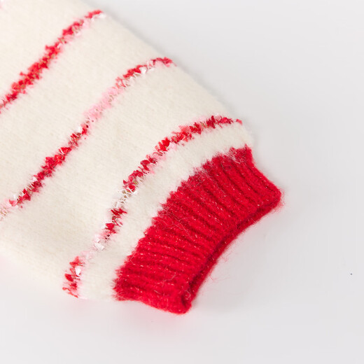 DEESHA official children's clothing girls' dress winter new style girl baby toddler fashion contrast color small lapel three-dimensional button cherry red 120