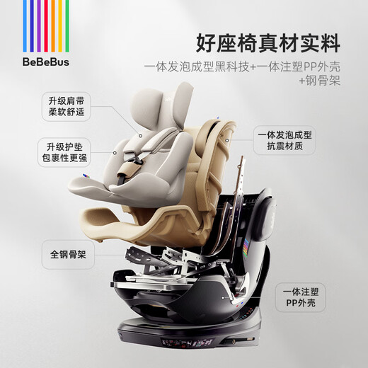 Bebebus child safety seat pilot car for 0-8 years old baby car 360 degree rotation Qianyanhui