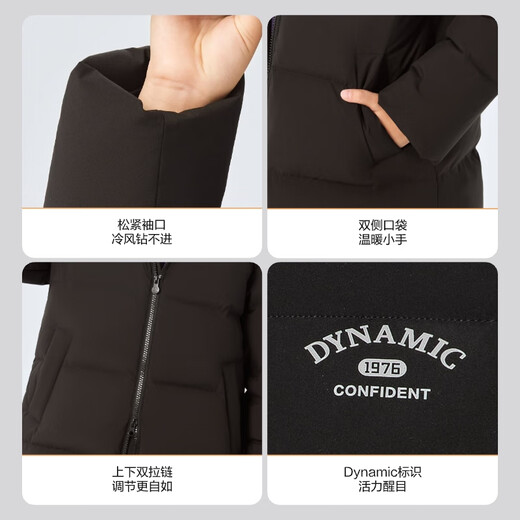 Bosideng 25-year winter down jacket duck down jacket for boys and girls 5A antibacterial fit short thickened cold-proof hooded jacket