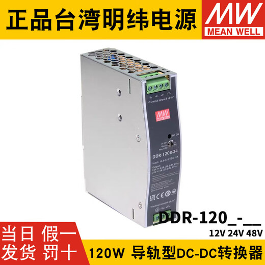 MEAN WELL DDR-120A/120B/120C/120D rail power supply 12V/24V/48V DC to DC 110 DDR-120A-12 12V to 12V