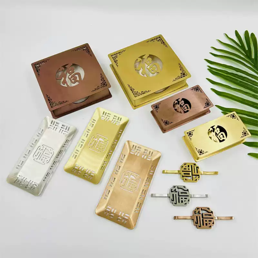 Zhizhou 304 stainless steel chopstick holder, chopstick holder, chopstick pillow, tableware holder, hotel restaurant chopstick holder, dual-purpose, three-purpose chopstick and spoon rest series, lucky stainless steel toothpick box-gold