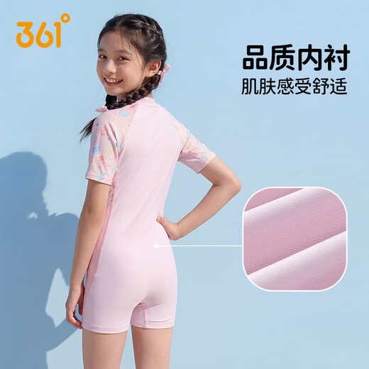 361 children's swimsuit girls' one-piece boxer girl professional training baby swimsuit middle and large children's swimsuit
