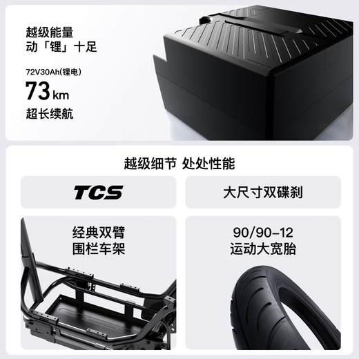 Mavericks NL Sport electric motorcycle lithium battery smart long-range high-speed commuter battery adult electric motorcycle