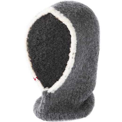 Siggi Balaclava women's autumn and winter niche cycling warm ear protection wool knitted hat and neck scarf integrated hat light mocha_ Suitable for -10-10 Wearable head circumference (56-61cm)