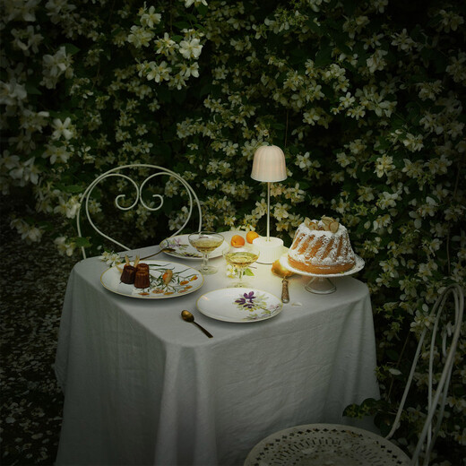 BERNARDAUD France BERNARDAUD Oriental Garden French imported tea set light luxury porcelain housewarming gift 24cm open vegetable bowl