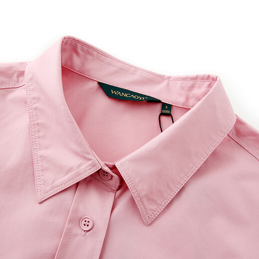 Wancaoyi (wancaoyi) 2026 spring new shirt C52732511 tender pink XS