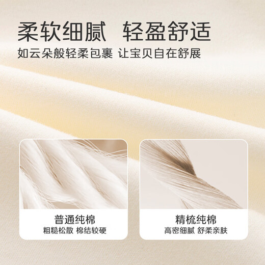 Babyprints baby jumpsuit, baby fart cover, pure cotton long-sleeved children's clothing, soft type A jumpsuit, bear 80