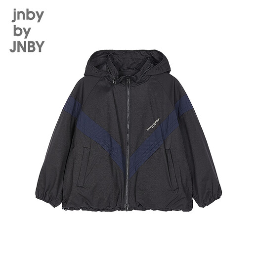 Jnby by JNBY Sports Series New Jiangnan Buyi Children's Sports Jacket O Type 26 Spring Boys and Girls 1Q1610980 001/Black 140 cm