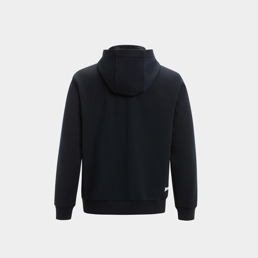 Biyinlefen Hattie and Heidi co-branded spring and autumn men's casual micro profile round neck long-sleeved sweatshirt T-shirt couple style 25 navy blue S