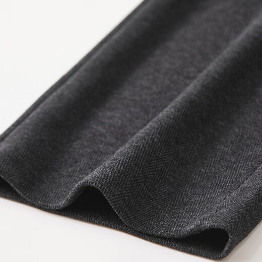 Shandubila thickened sheep wool casual pants women's winter loose hanging glutinous rice pants warm woolen material straight slightly wide trousers