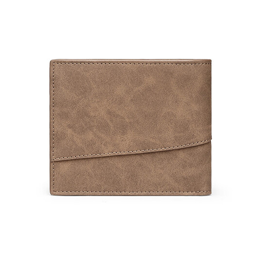 MashaLanti wallet men's short wallet ultra-thin card holder ID bag large capacity coin clutch bag Chinese Valentine's Day gift