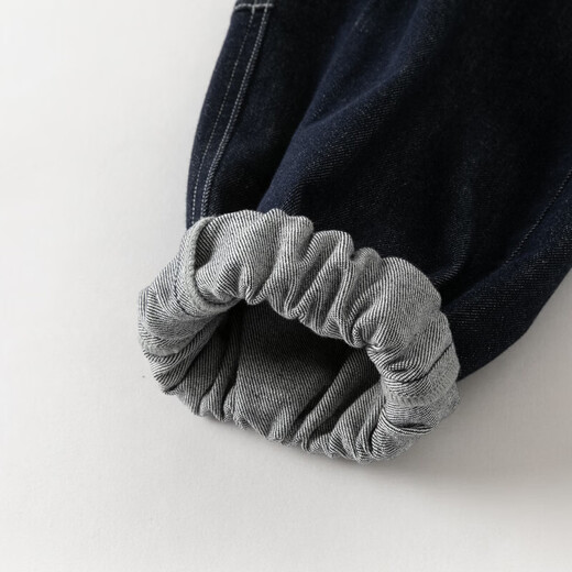 DAVE&BELLA boys' jeans, spring clothing, children's style trousers, medium and large children's casual trousers