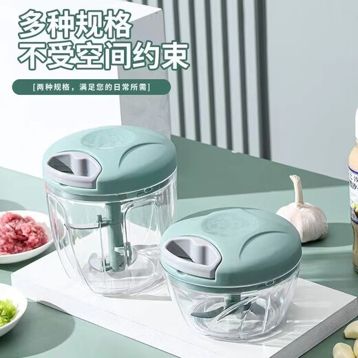 Tuojin imported quality garlic mashed artifact from Germany, garlic puller, garlic mincer, small garlic, manual garlic press, garlic mortar, white 200ml