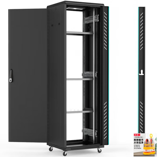 Special offer Totem cabinet 2 series glass door network server cabinet fake one penalty ten upgraded model G26632 width 600 depth 600 height 1610mm32U liters