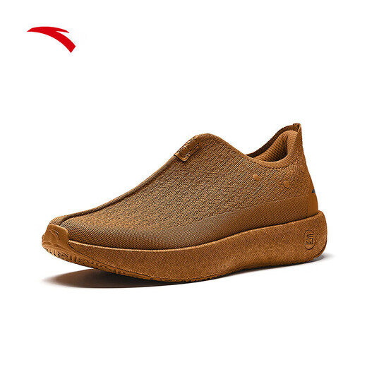 ANTA (ANTA) free shoes丨One-step shock-absorbing and comfortable new winter sports shoes for walking and commuting men's comprehensive training shoes Nut shell brown-3 42.5 (Male 9)
