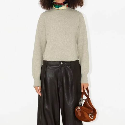 BURBERRY unisex beige color-blocked mulberry silk rooster pattern scarf 80798711 direct mail from France