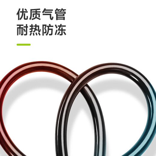 永久自行车打气筒足球篮球充气电动电瓶车通用气管短款马卡绿