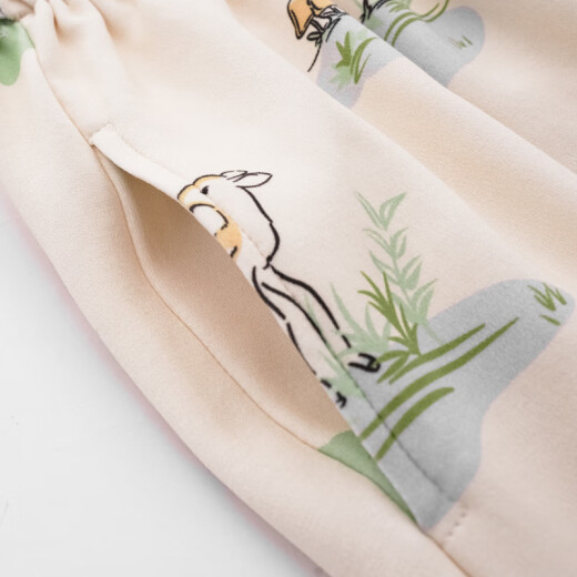 Haoye Haoye Style de ropa Spring y otoño Mujeres embarazadas Patamas Pantalones Pantalones de soporte de algodón puro Ajustable antes y después del embarazo Cartoon cómoda para pantalones de confinamiento fuera de DK1098 2XL