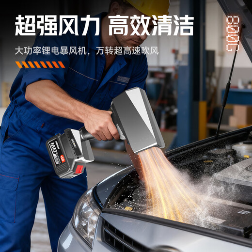 Delishi violento ventilador turbo soplador potente secador de pelo de alta potencia sopla polvo a alta velocidad, tormenta sopla nieve, eliminación de polvo industrial