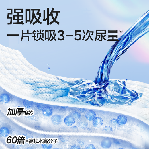 Reliable (COCO) Absorbent Adult Diapers M80 (Hip 80-105cm) Velcro-type Diapers for Pregnant Women for the Elderly