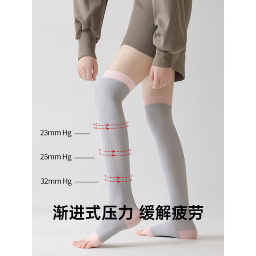 Jianjiang Jianjiang Women's Shaping Calf Socks New Deodorant 7A Socks Women's Sports Breathable High Socks Dark Gray + Turquoise + Light Gray + Pink One Size - Priority Shipping