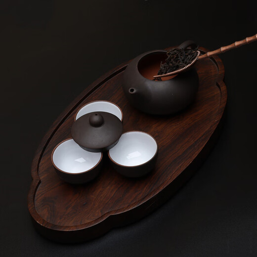 Lion Aokang Tea Lotus Tea Ceremony Accessories Creative Woven Teaspoon Tea Tea Dial Three-piece Set Teaspoon Alloy Material Kung Fu Tea Matching Red Teaspoon