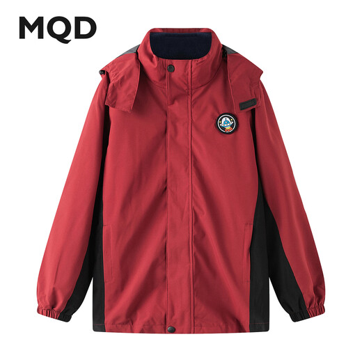 MQD detachable jacket burgundy 175