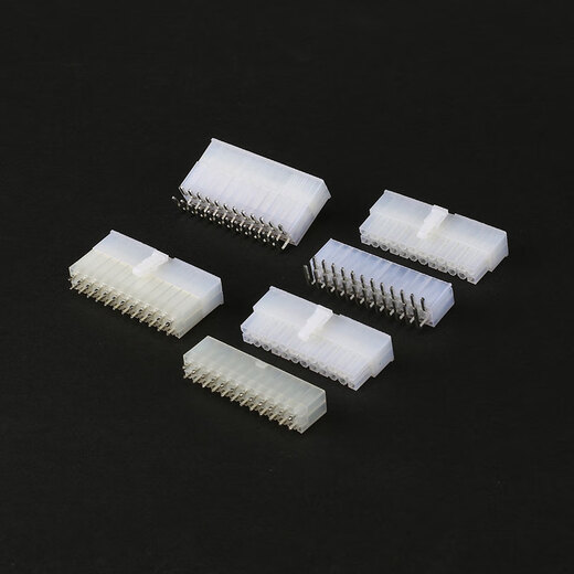 5557-4.2mm pitch series plug-in connector straight pin seat/curved pin seat/male shell/terminal 5557_2*4P_male shell No Specifications