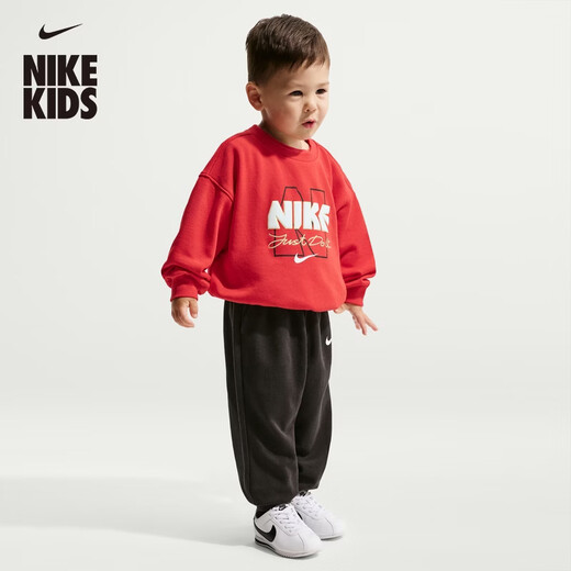 Nike Year of the Horse limited release series New Year's baby sweatshirt and trousers suit spring NIKE IU5275 010 black 100cm 3T