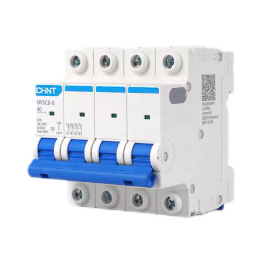 Chint surge backup protector-II series lightning protector 40KA60KA front circuit breaker 4P2P3P NXSCB-II_20_4P