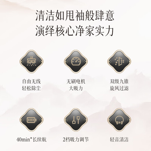 Haier Wireless Handheld Vacuum Cleaner Home Dust Removal Car Lightweight Pet Hair Suction Portable Handy Vacuum Duster High Power High Suction Annual New Product SQ2D Practical and Decent