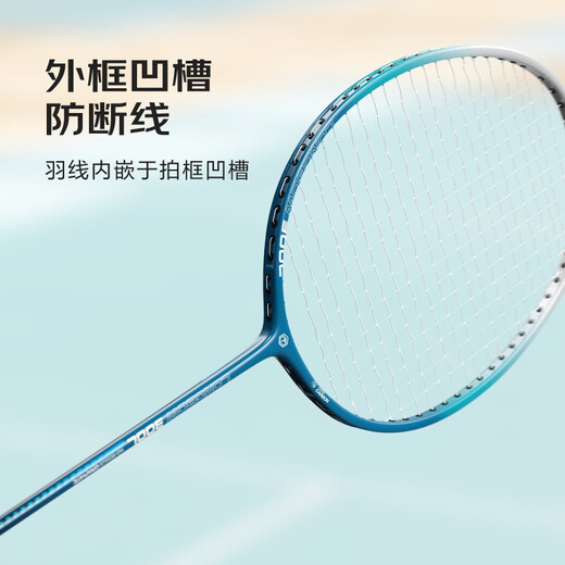 京东京造 碳素超轻耐打羽毛球拍对拍F100 碳素训练拍附手胶