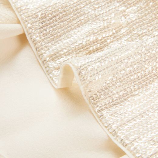 EP Yaying high-end series heavy sequin embroidery shining U-neck suspender top 2026 spring new style 2302A beige M