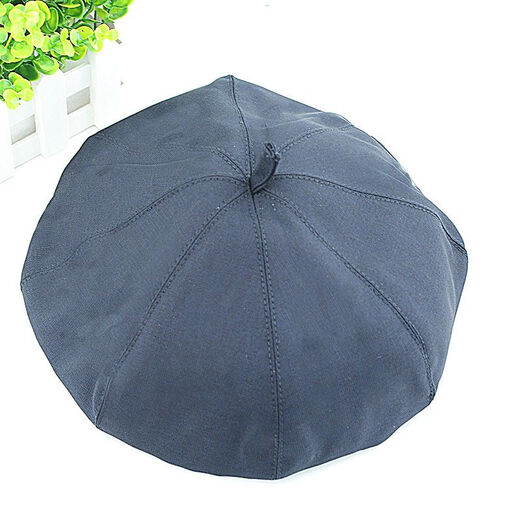 Yaochao Painter Hat Old Man Middle-aged Dad Men's Octagonal Hat Beret Old Man Painter Hat Thin Cloth Hat No Tongue Octagonal Burgundy (No Velvet Inside) S (55-56)CM