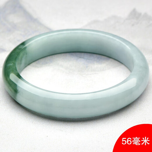 Kann jade oder um Geschenke für den chinesischen Valentinstag Jade Armband Fraueneis halb Berghälfte Wasserfarbe Jade Armband Jade Armband Style 5 etwa 56 mm C6187f