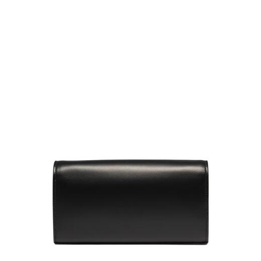 BALMAIN FW25 Light Luxury Women's B BUZZ Signature Chain Wallet Black One Size