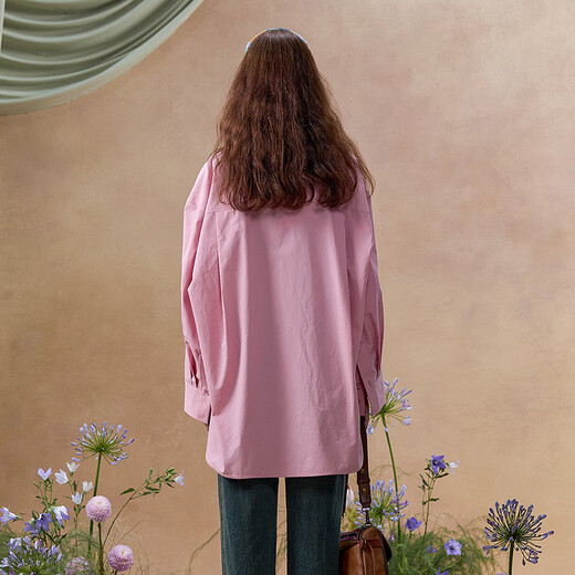 Wancaoyi (wancaoyi) 2026 spring new shirt C52732511 tender pink XS