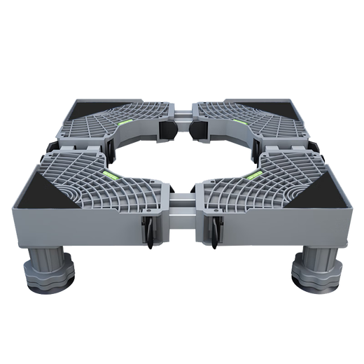 Washing machine base universal heightening moisture-proof mobile frame heightening wheel shock-absorbing anti-slip refrigerator air-conditioning bracket universal | stable base eight legs - four pairs of wheels