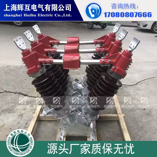 35KV outdoor isolating switch GW5-40.5 ceramic composite perfect single and double grounding manual electric operation GW5-35/1250