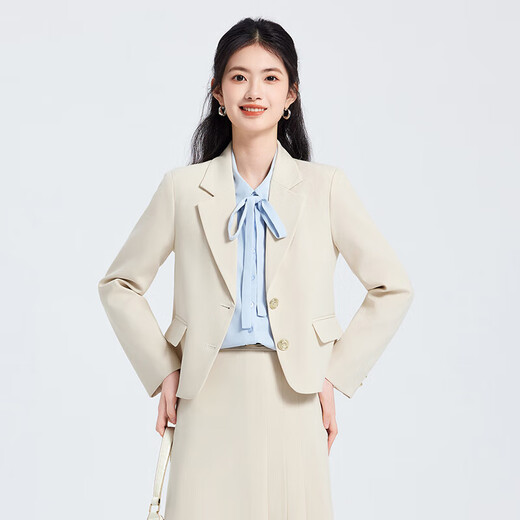 Light workplace formal women's suit, college student teacher interview wear, small suit, professional attire, suit jacket, skirt, black jacket + 2108# white shirt + skirt M