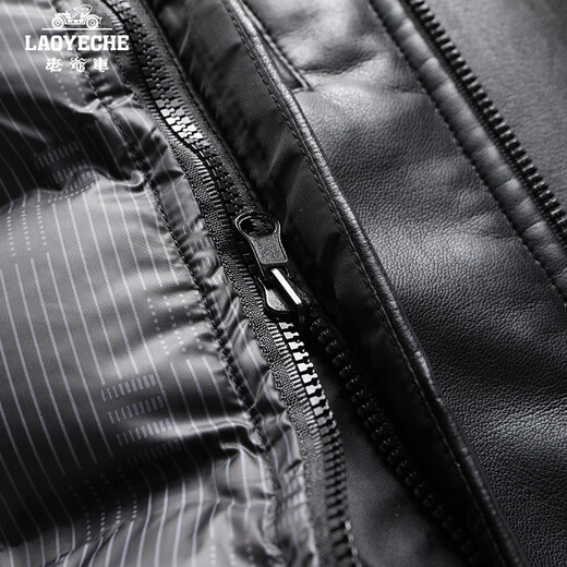 Classic Car (LAOYECHE) Removable Dad's Leather Jacket Men's Autumn and Winter Thickened Warm Middle-aged Short Jacket Jacket Men's Clothing